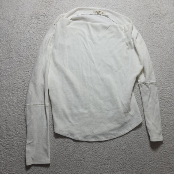 Free People Tops - Free People Women's Ivory Fuji Off the Shoulder Thermal Top Size XL